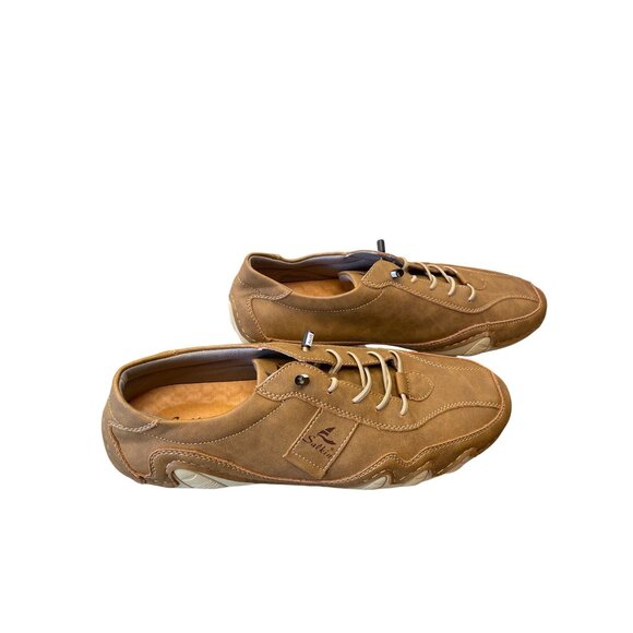 Salkin USA Mens Brown Faux Leather Casual Shoes Size 44/10 SKU 9113 main image 10